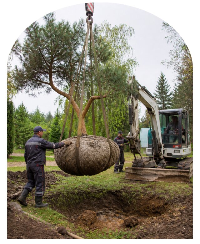Пересадка деревьев в Сарове по цене от 7811 р. | Метпроект-Сро